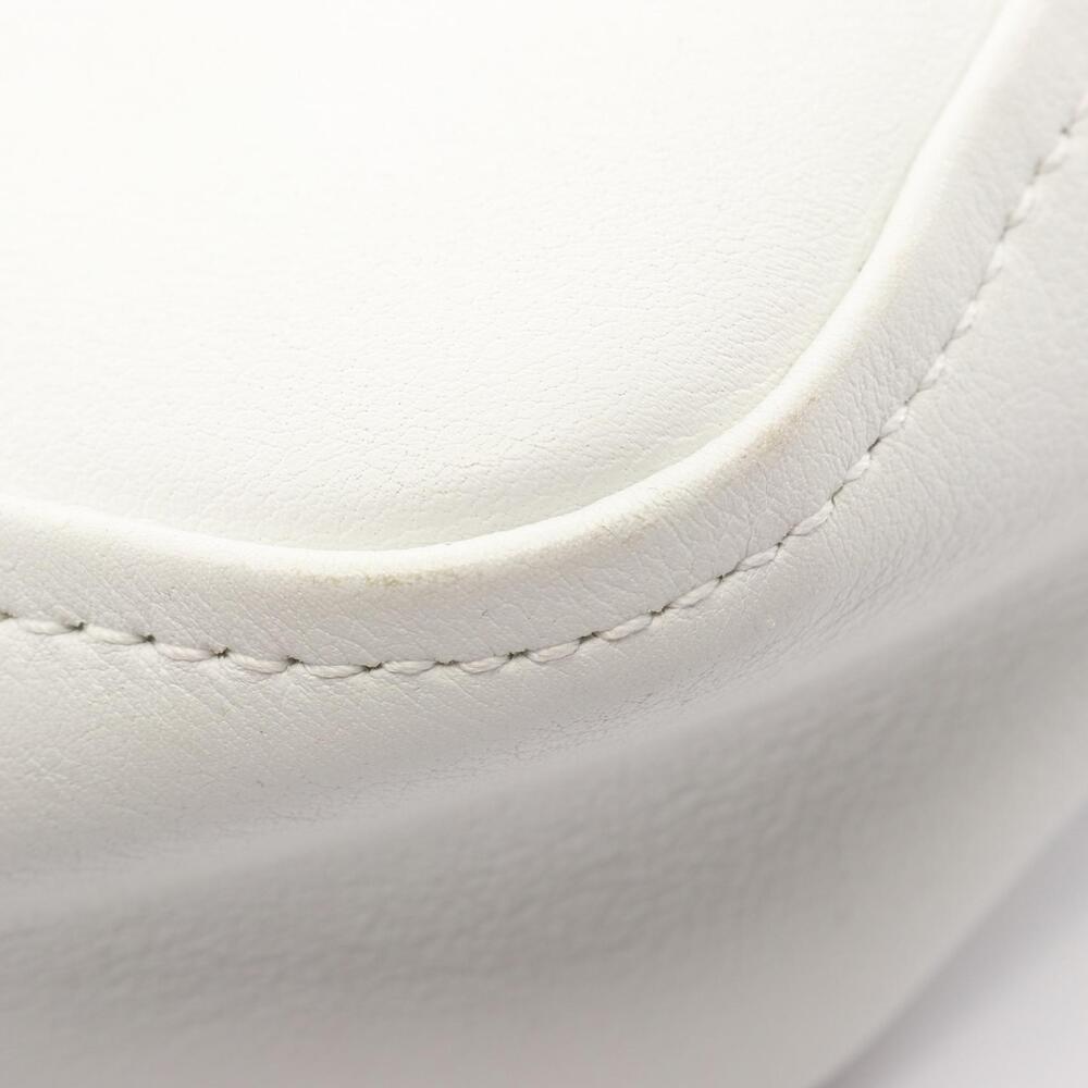 Balenciaga White Triangle Leather Duffle Handbag XS - Picture 5 of 8